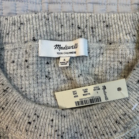 Madewell 100% Cashmere Sweatshirt - Picture 8 of 8